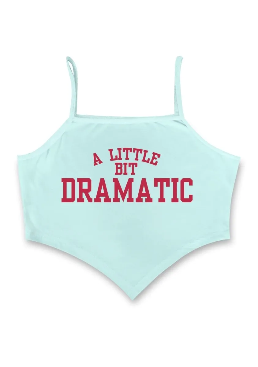 A Little Bit Dramatic Bandana Crop Tank