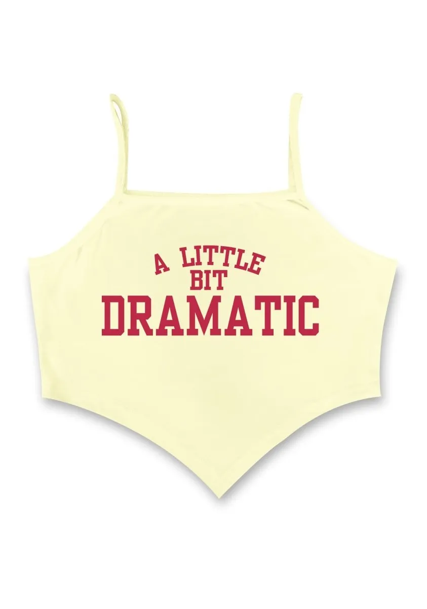 A Little Bit Dramatic Bandana Crop Tank