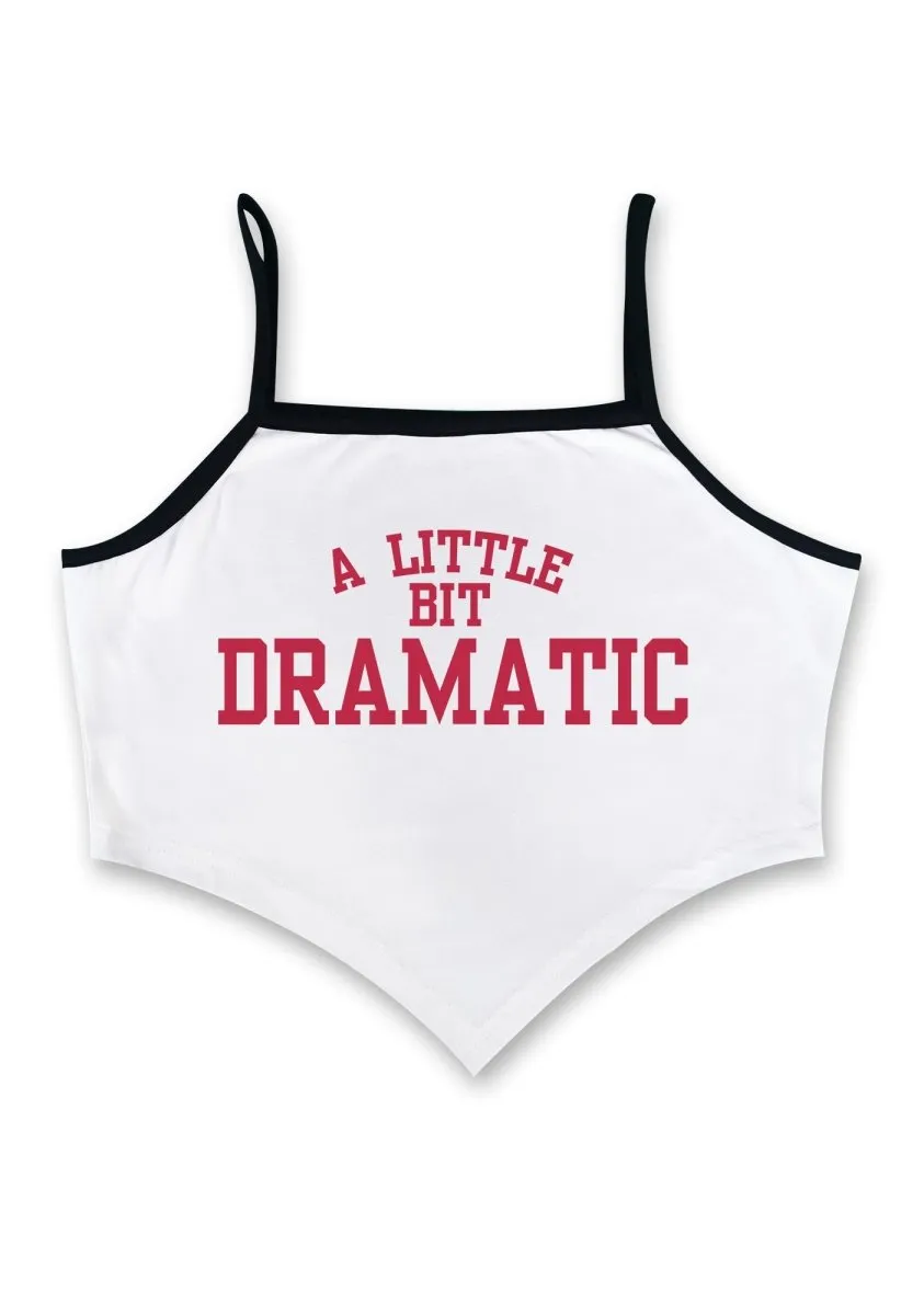 A Little Bit Dramatic Bandana Crop Tank