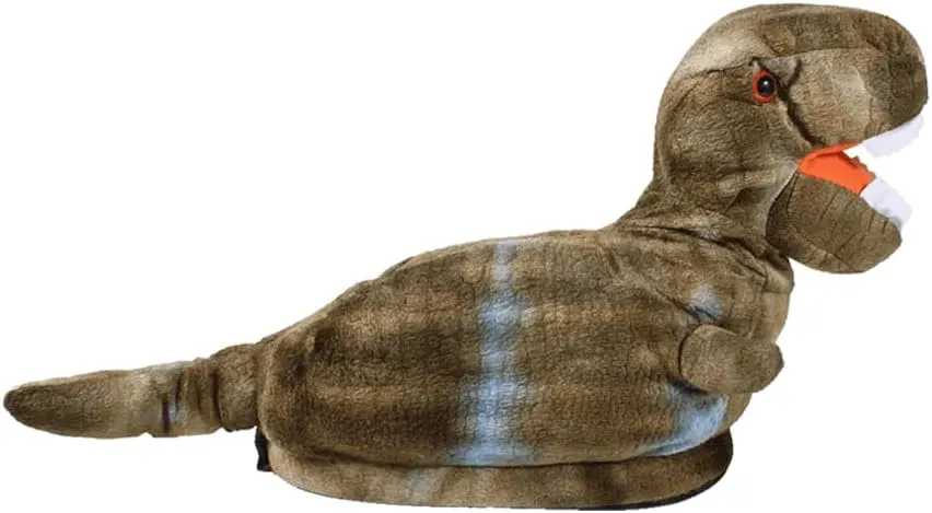Happy Feet Animal Slippers for Adults and Kids, Cozy and Comfortable, Sturdy Rubber Soles, Thick 1-Inch Memory Foam Footbed, Non-Skid Bottoms, Plush Velvety Material Slippers, As Seen on Shark Tank