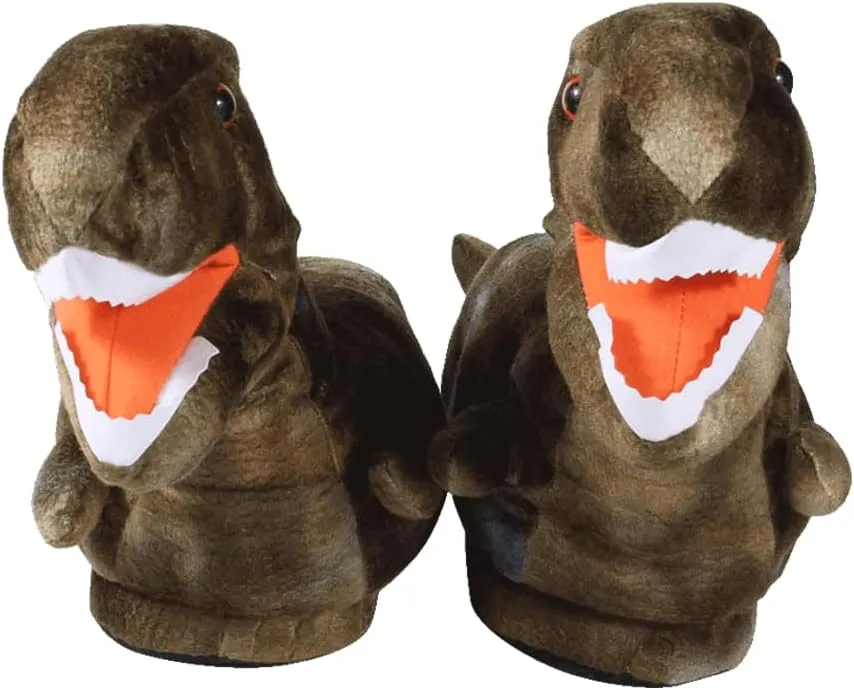 Happy Feet Animal Slippers for Adults and Kids, Cozy and Comfortable, Sturdy Rubber Soles, Thick 1-Inch Memory Foam Footbed, Non-Skid Bottoms, Plush Velvety Material Slippers, As Seen on Shark Tank