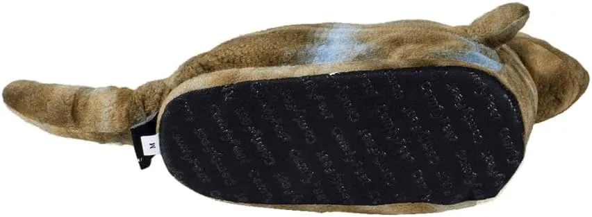 Happy Feet Animal Slippers for Adults and Kids, Cozy and Comfortable, Sturdy Rubber Soles, Thick 1-Inch Memory Foam Footbed, Non-Skid Bottoms, Plush Velvety Material Slippers, As Seen on Shark Tank