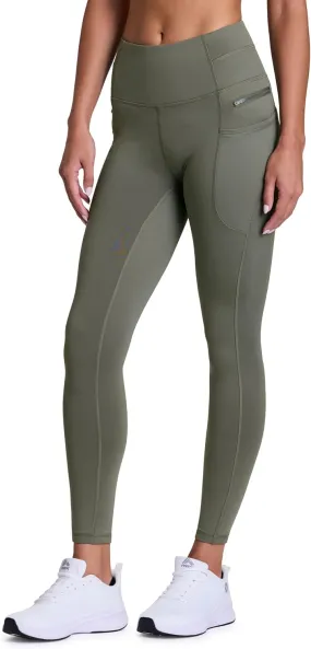 RBX Fleece-Lined Leggings for Women Yoga Pants with Pockets Gym Pants for Cold Weather Full-Length Leggings for Running Yoga
