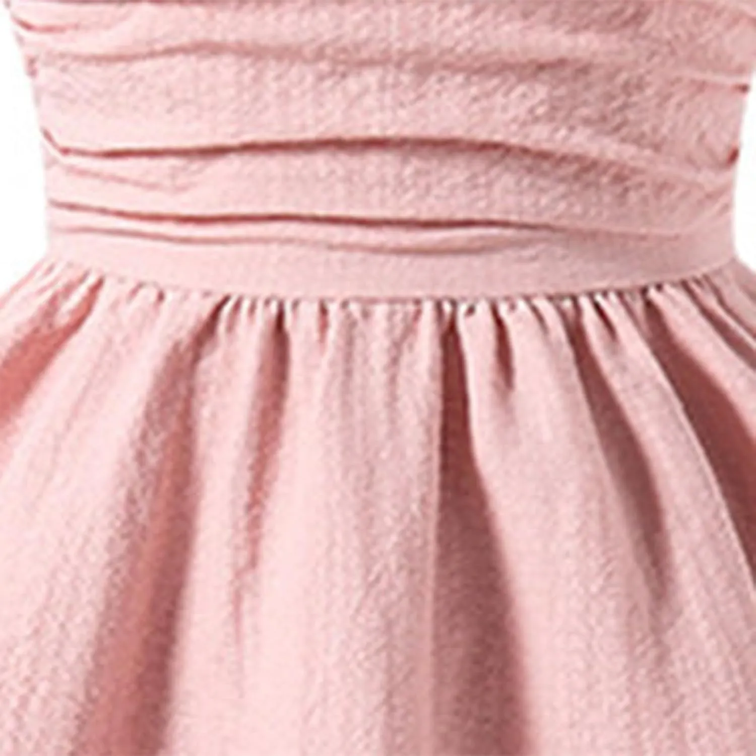 Tween Girls Dresses Summer Smocked Ruched A Line Layered Ruffle Flowy Tie Bow Cute Cami Dress Kids Swing Midi Dress