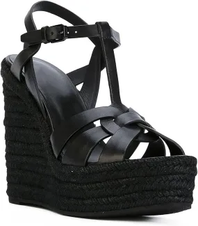 Women's Platform Wedge Sandals Simple Open Toe Lace Up Braided Espadrille Wedge Sandals Comfy Sexy Summer Ankle Strap Party Dress Sandals